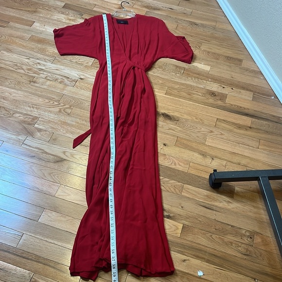 Reformation Winslow Wrap Kimono Sleeve Maxi Dress
Lipstick Cherry Red SZ XSmall - Picture 12 of 16